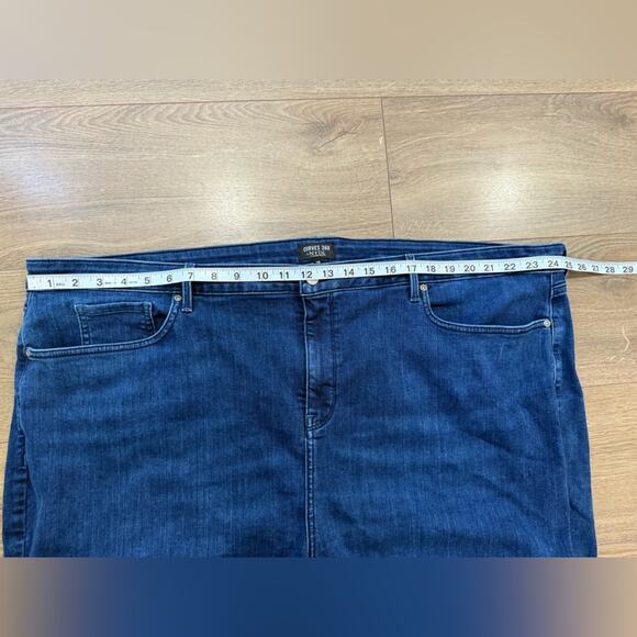 NYDJ Curves 360 Plus Size Slim Straight Capri Crop Jeans Size 28 - Picture 9 of 11